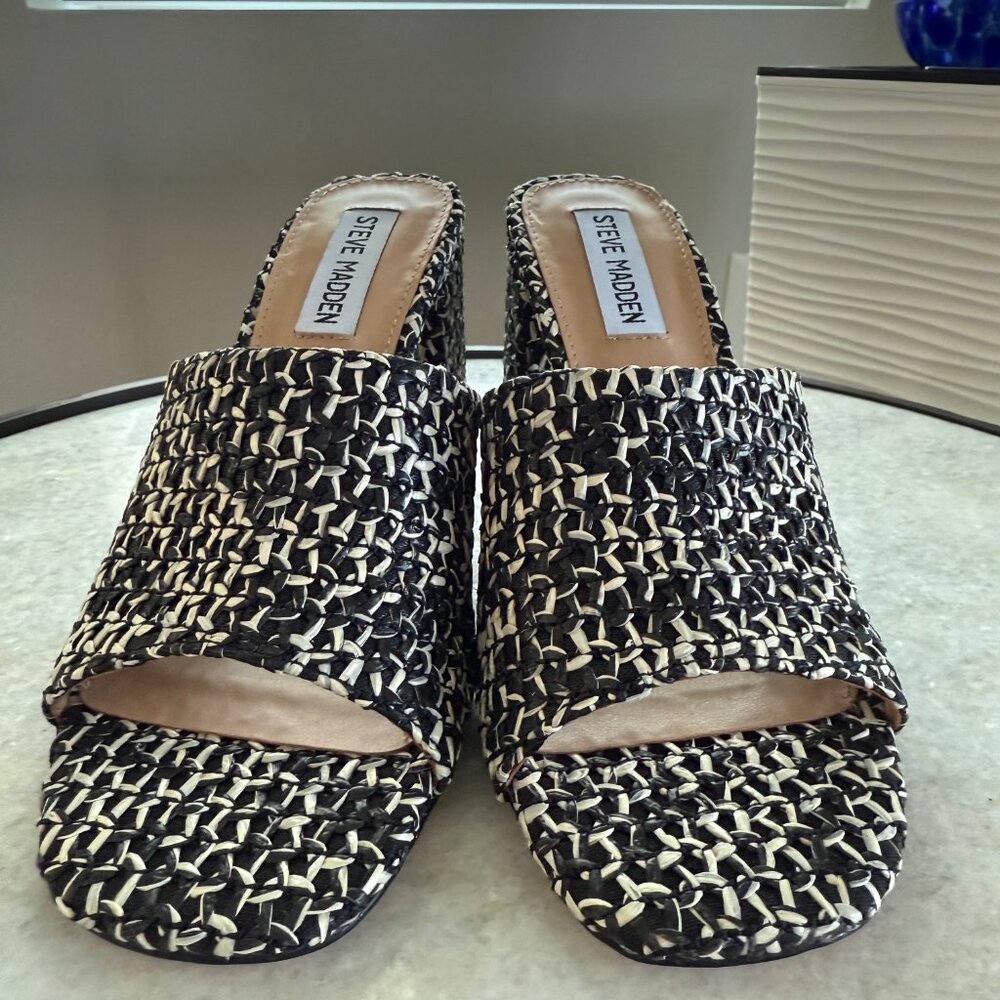 Steve Madden Gamble Multicolored Block Heel Mule/… - image 2